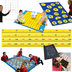 Maths In The Playground-Classroom Packs,Dropship,Dyscalculia,EDUK8,Maths,Playground,Playground Equipment,Playground Wall Art & Signs,Primary Maths-Learning SPACE
