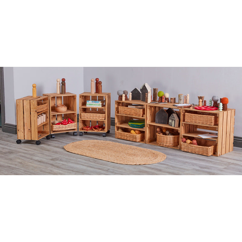 Medium Crate Shelving Set (3Pk), Learning SPACE