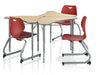 Medium Intellect Wave Rocker Chair - Chrome Surfs Up, Learning SPACE