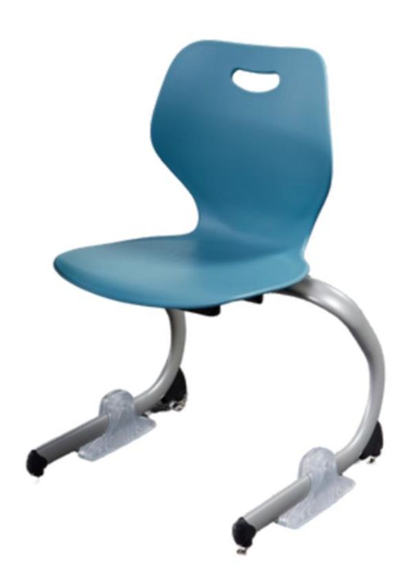 Medium Intellect Wave Rocker Chair - Chrome Surfs Up, Learning SPACE