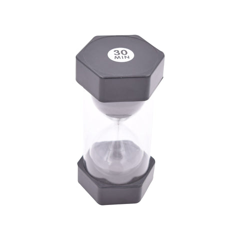 Medium Sand Timer - 30 Min. (Black), Learning SPACE