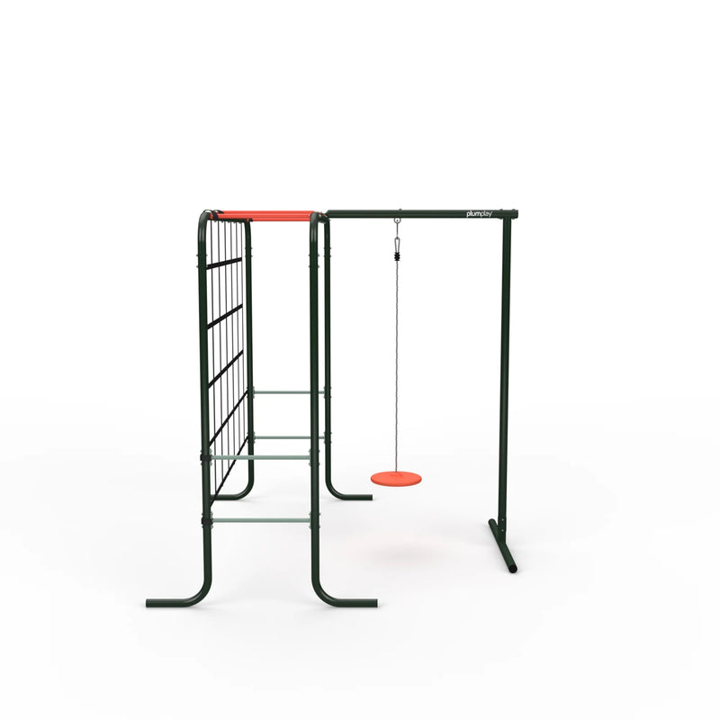 Metal Monkey Bars with Swing and Climbing Wall, Learning SPACE