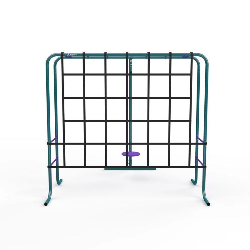 Metal Monkey Bars with Swing and Climbing Wall, Learning SPACE