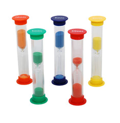 Midi Sand Timers - Pk5-Calming & Anxiety,Sand Timers & Timers,Schedules & Routines,SCOTEXCEL,TickiT,Transitions and Routines,Visual Sensory Toys-Learning SPACE