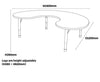 Milan Group Table-Classroom Table,Furniture,Height Adjustable,Horseshoe,Milan,Profile Education,Table,Wellbeing Furniture-Learning SPACE