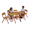 Milan Rectangular Tables - 6 or 8 Seater-Classroom Table,Furniture,Height Adjustable,Milan,Profile Education,Rectangular,Table,Wellbeing Furniture-Learning SPACE