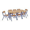 Milan Rectangular Tables - 6 or 8 Seater-Classroom Table,Furniture,Height Adjustable,Milan,Profile Education,Rectangular,Table,Wellbeing Furniture-Learning SPACE