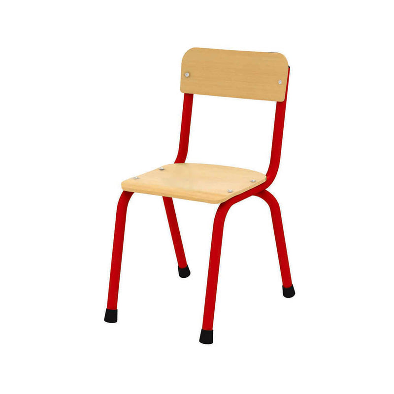 Milan Stackable Chairs, Red 4-6 Years Learning SPACE