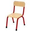 Milan Stackable Chairs-Classroom Chairs,Furniture,Milan,Profile Education,Seating,Wellbeing Furniture-Red-6-8 Years-KB51-ML102-05-Learning SPACE
