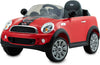 Mini Cooper S Roadster 6 Volt Car with Remote Control - Red, Learning SPACE