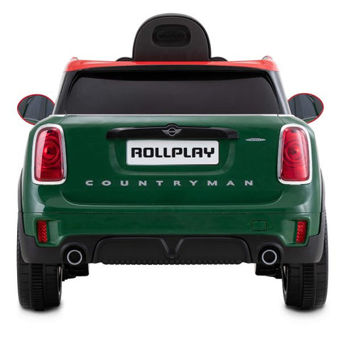 Mini Countryman 12V Premium Electric Ride-On Car + Remote Control – Green, Learning SPACE