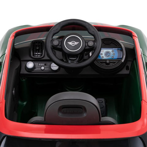 Mini Countryman 12V Premium Electric Ride-On Car + Remote Control – Green, Learning SPACE