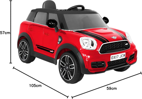 Mini Countryman 6V Electric Ride-On Car + Remote Control, Learning SPACE