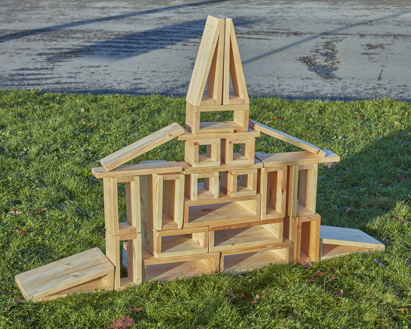 Mini Outdoor Hollow Blocks Columbia Pack, Learning SPACE