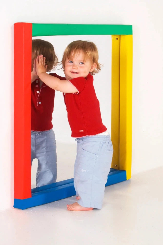 Eyfs Exploring Mirrors Mirror Soft Frame 850mm | Safe Sensory Mirror for EYFS