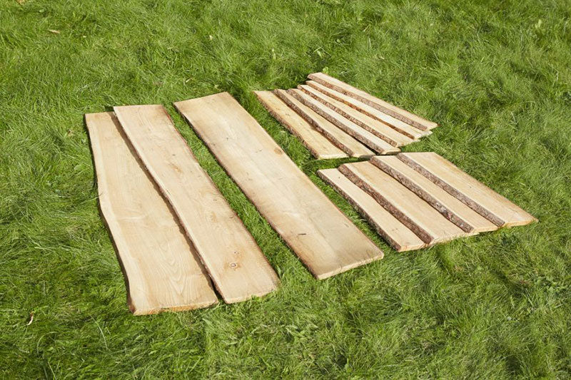 Mixed Length Rustic Plank Set (13Pk), DIY Woodwork Learning SPACE