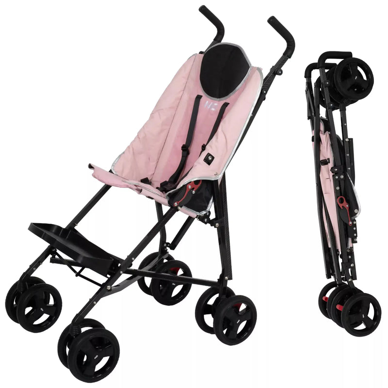 MobiQuip XL Carbon Fibre Disability Pushchair, VAT Exempt Pink Learning SPACE