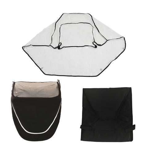 MobiQuip XL Pushchair Travel Accessories Pack, VAT Exempt Black Learning SPACE
