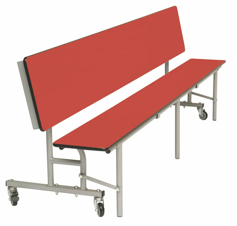 Mobile Convertible Mobile Folding Bench Unit - Age range 5-11, Red Learning SPACE