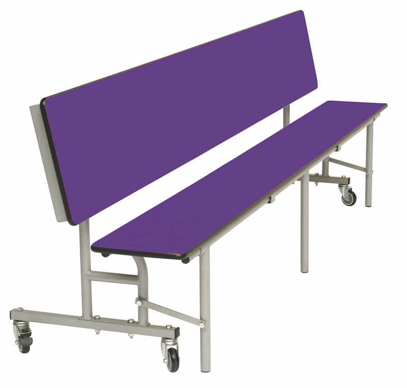 Mobile Convertible Mobile Folding Bench Unit - Age range 5-11, Purple Learning SPACE