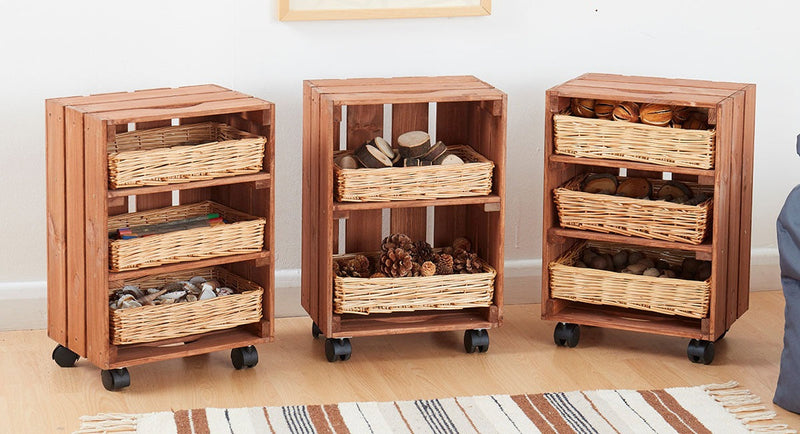 Mobile Crate Shelving Set, Learning SPACE