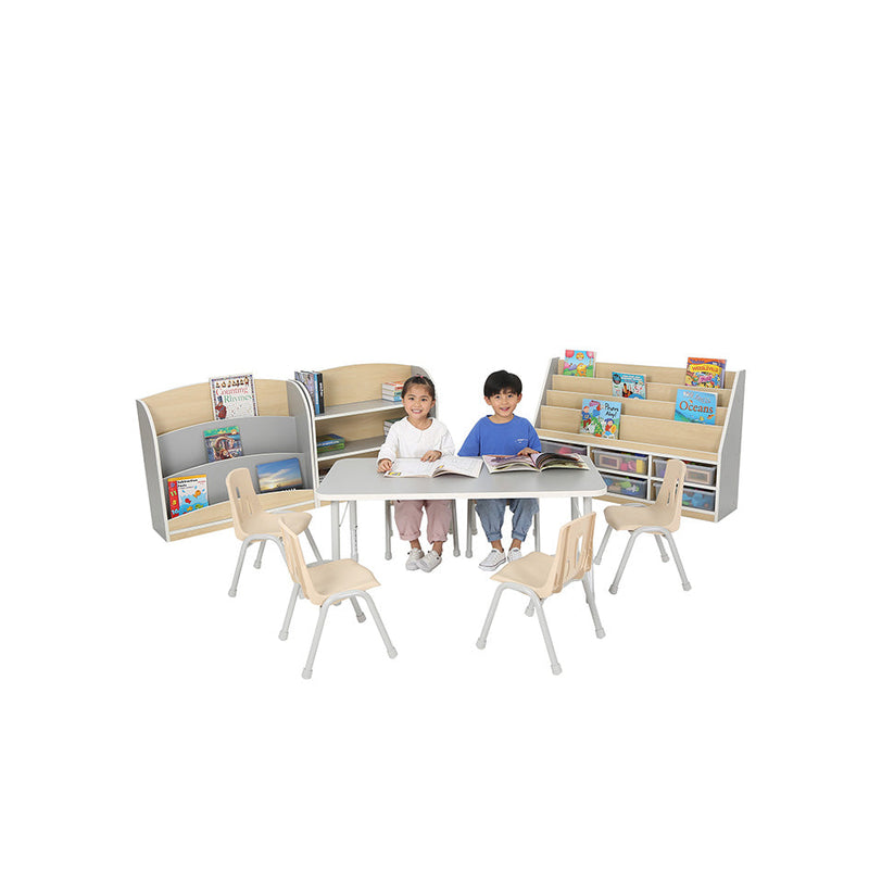 Modern Thrifty Book Display, Learning SPACE