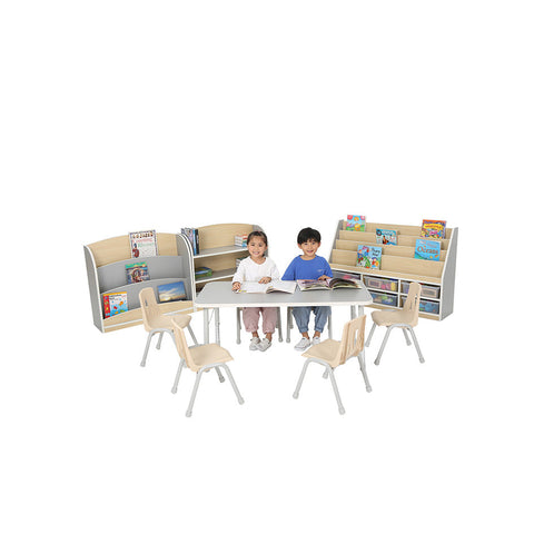 Modern Thrifty Book Display, Learning SPACE