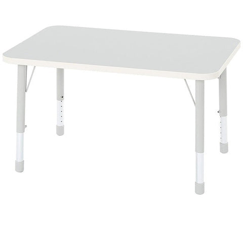 Modern Thrifty Rectangular Table - 4/6/8 Seater Options-Classroom Table,Dropship,Furniture,Height Adjustable,Profile Education,Rectangular,Table,Thrifty,Wellbeing Furniture-4 - Seater-KB4-LT201GREY-Learning SPACE