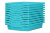 Monarch Trays Multi Packs, Single (10Pack) Light Blue Learning SPACE