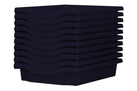 Monarch Trays Multi Packs, Single (10Pack) Dark Blue Learning SPACE