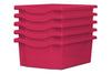 Monarch Trays Multi Packs, Double (5 Pack) Pink Learning SPACE