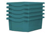 Monarch Trays Multi Packs, Double (5 Pack) Metal Blue Learning SPACE