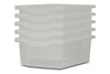 Monarch Trays Multi Packs, Double (5 Pack) Translucent Learning SPACE