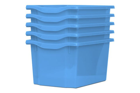 Monarch Trays Multi Packs, Triple (5 Pack) Cyan Learning SPACE