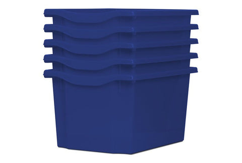 Monarch Trays Multi Packs, Triple (5 Pack) Blue Learning SPACE