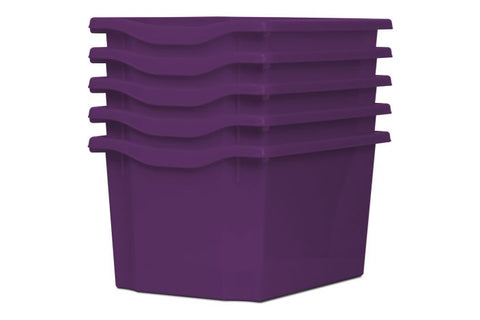 Monarch Trays Multi Packs, Triple (5 Pack) Purple Learning SPACE