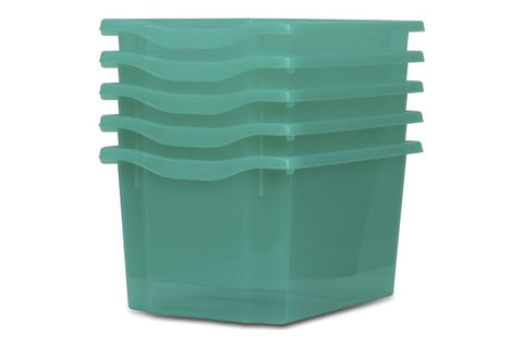 Monarch Trays Multi Packs, Triple (5 Pack) Aqua Tint Learning SPACE