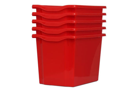 Monarch Trays Multi Packs, Quad (5 Pack) Red Learning SPACE