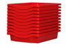 Monarch Trays Multi Packs, Single (10Pack) Red Learning SPACE