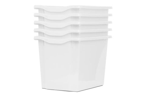 Monarch Trays Multi Packs, Quad (5 Pack) White Learning SPACE