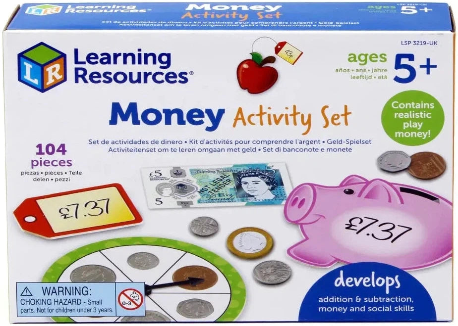Money Activity Set Money Activity Set: Teach Kids Financial Awareness Playfully