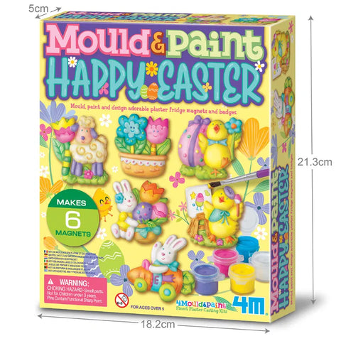 Mould & Paint Happy Easter-Art Materials,Arts & Crafts,Craft Activities & Kits,Easter,Paint,Primary Arts & Crafts-Learning SPACE