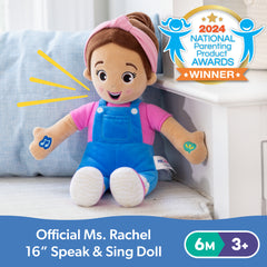 Ms. Rachel Speak & Sing Doll-Baby Musical Toys,Games & Toys,Ms. Rachel,Music,Nursery-Learning SPACE