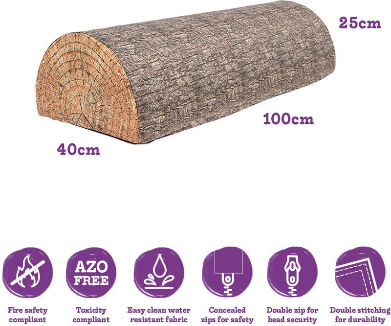 Multi-Person Foam Log Bean Bag Seat, Furniture Learning SPACE