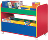 Multicolour Mobile Double Decker Storage-Calmer Classrooms,Classroom Displays,Helps With,Storage,Trolleys,Wellbeing Furniture-Learning SPACE