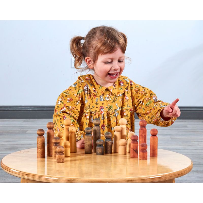 Multicultural Peg Families (20Pk), Learning SPACE