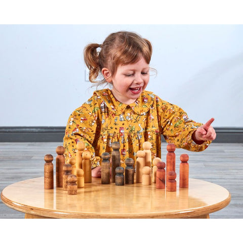 Multicultural Peg Families (20Pk), Learning SPACE