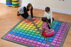 Multiplication Grid 2x2m Carpet-Dropship,Educational Carpet,Kit For Kids,Mats & Rugs,Multi-Colour,Multiplication & Division,Rugs,Square,Wellbeing Furniture-Learning SPACE