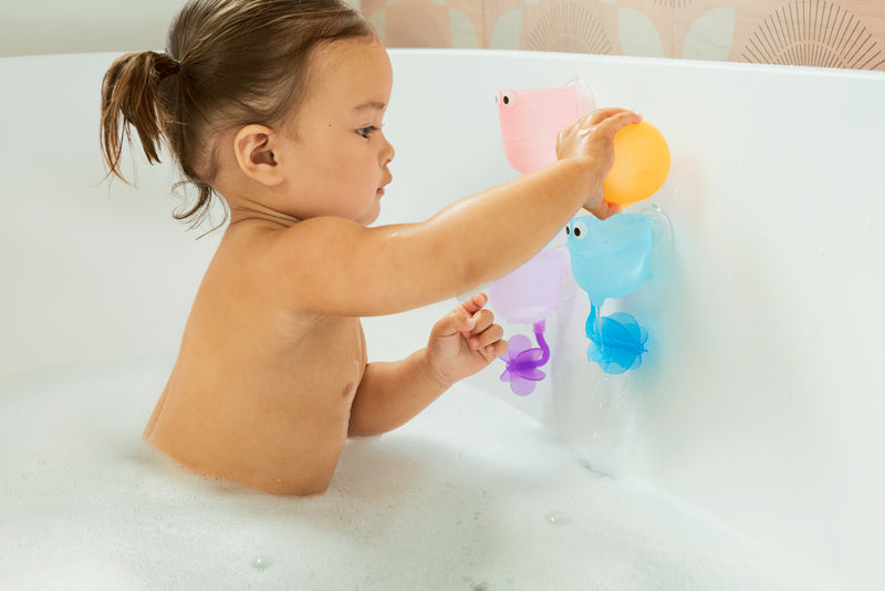 Munchkin Bath Toy Cups Water Falls 4Pk, Learning SPACE