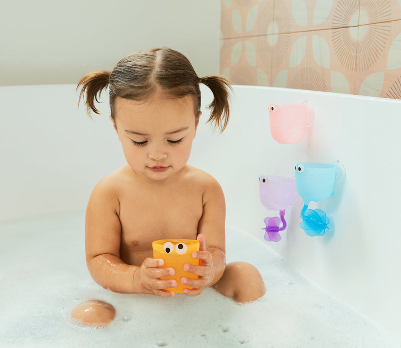 Munchkin Bath Toy Cups Water Falls 4Pk, Learning SPACE